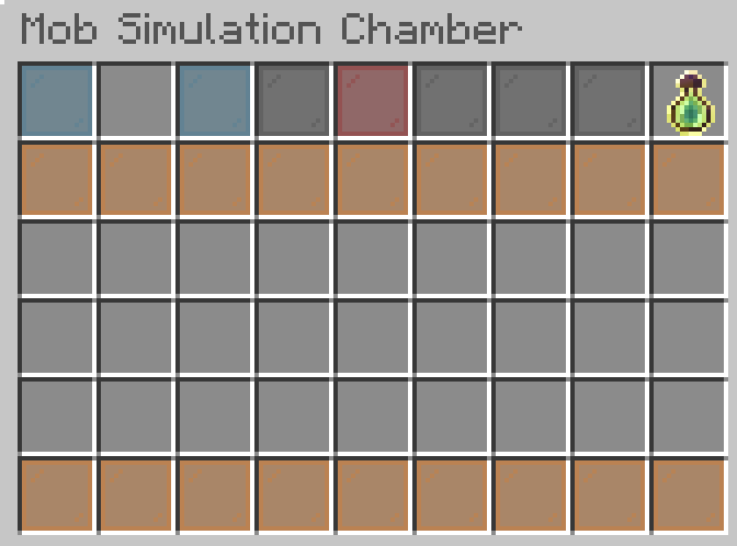 Mob Simulation Chamber GUI